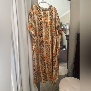 Winlar Caftan Muumuu Kaftan Beach Cover Up Loungewear One Size